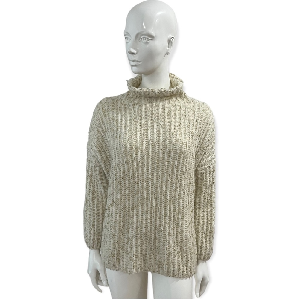 Suncoo Chunky Knit Turtle Neck Sweater